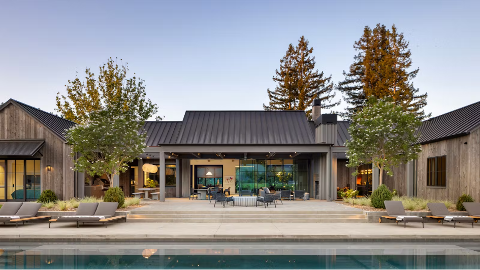 Custom home build wine country Sonoma Napa Valley